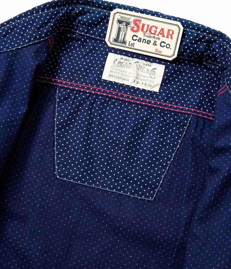 SC27077 / SUGARCANE FICTION ROMANCE 4.5oz. Polka dot work shirt