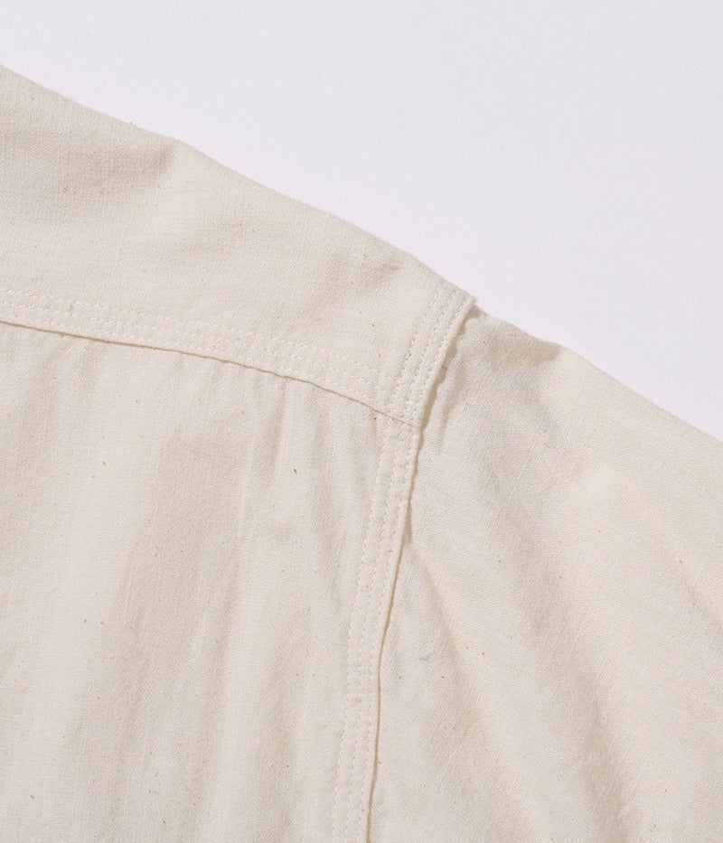 SC27851 / SUGARCANE WHITE CHAMBRAY WORK SHIRT (LONG SLEEVE)
