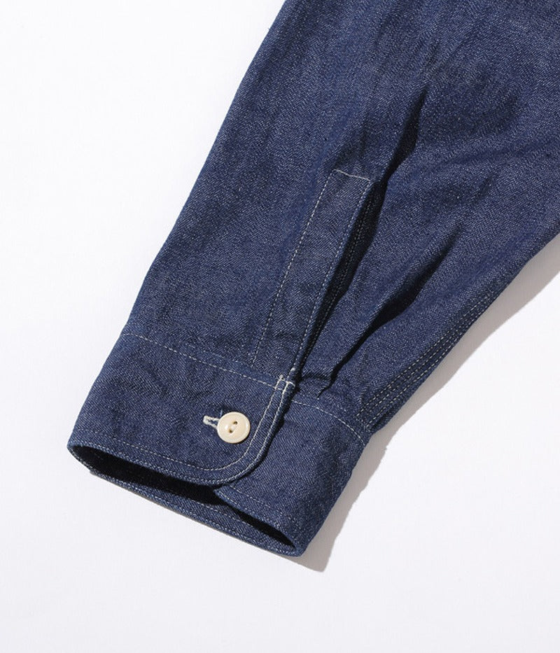 SC27852 / SUGARCANE Blue Denim Work Shirt