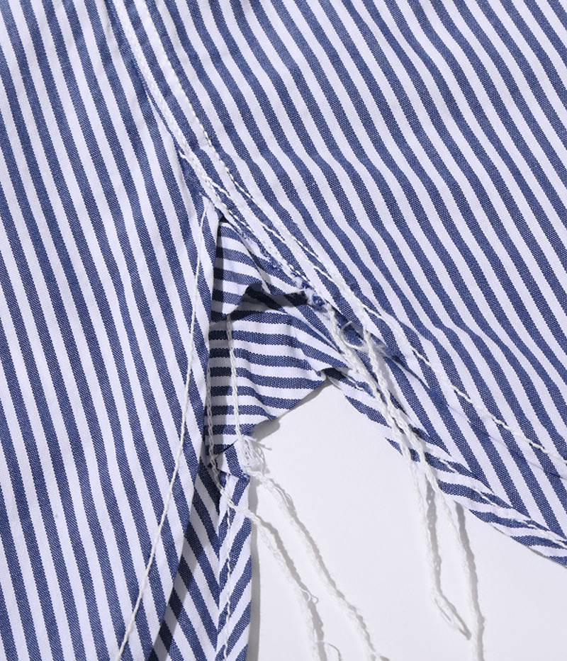SC29067 / 100/2 Cotton Stripe Button Down Shirt