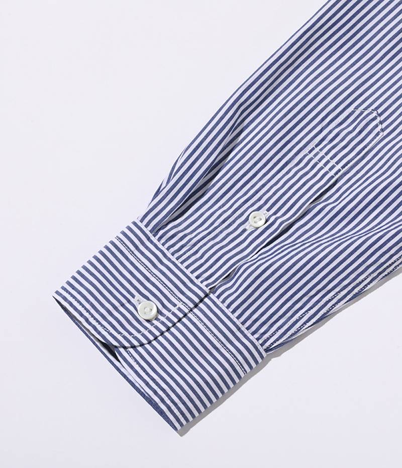 SC29067 / 100/2 Cotton Stripe Button Down Shirt