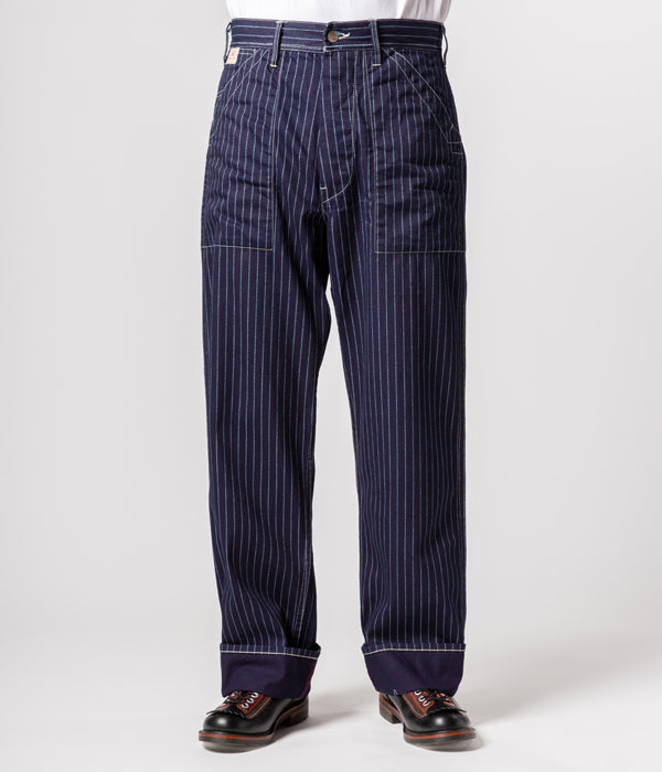 SC40786 / SUGARCANE 9oz. WABASH STRIPE ENGINEER PANTS