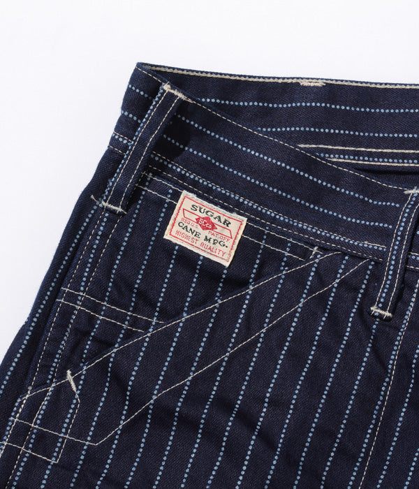 SC40786 / SUGARCANE 9oz. WABASH STRIPE ENGINEER PANTS