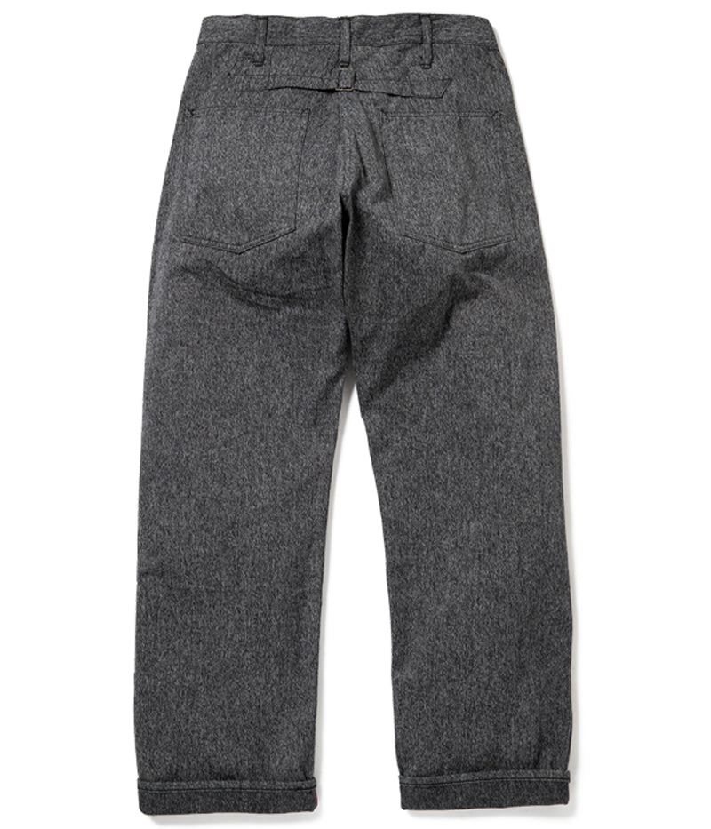 SC41825 / SUGARCANE 9oz. BLACK COVERT ENGINEER PANTS