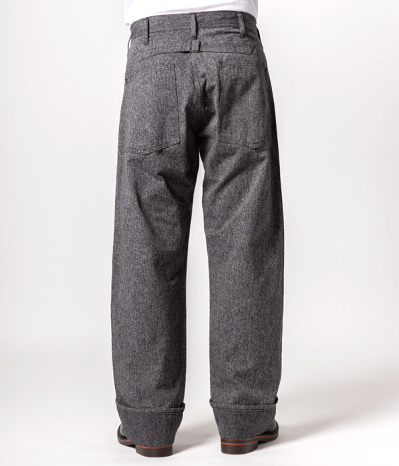 SC41825 / SUGARCANE 9oz. BLACK COVERT ENGINEER PANTS