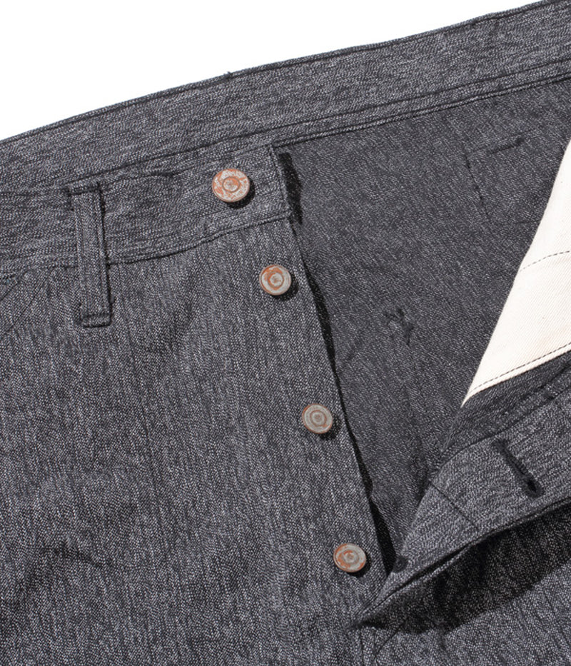 SC41825 / SUGARCANE 9oz. BLACK COVERT ENGINEER PANTS