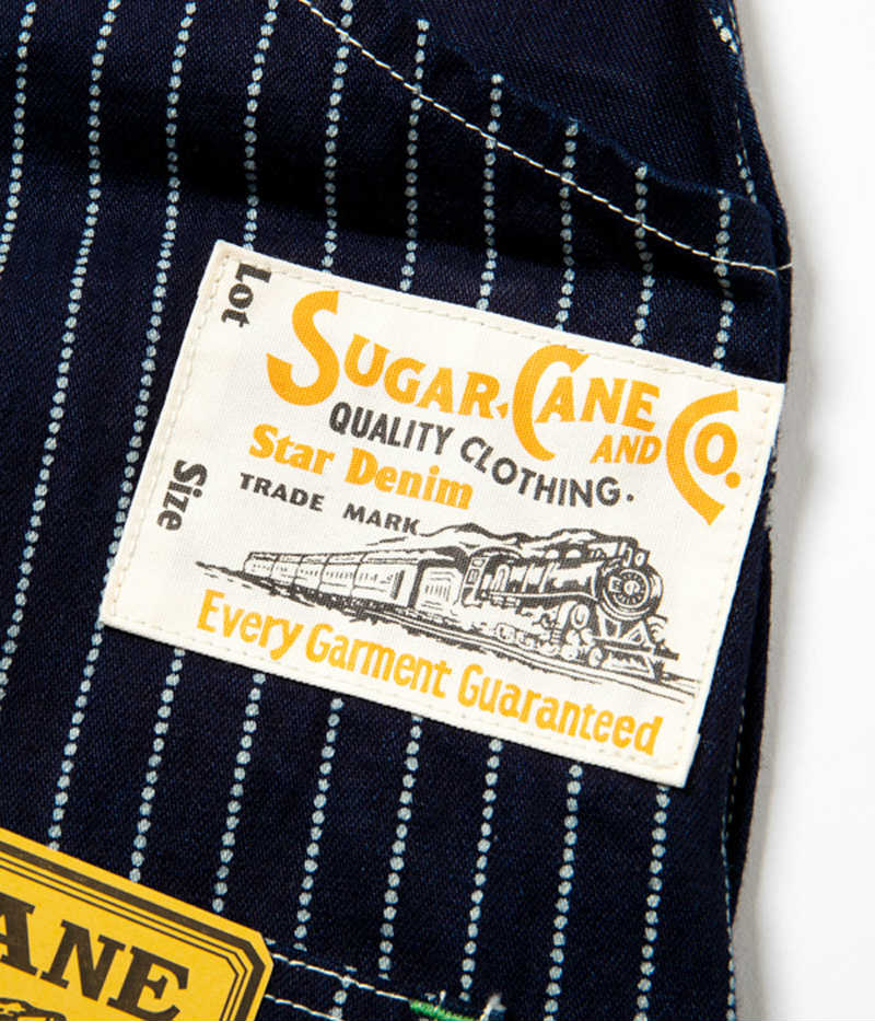 SC41960 / SUGARCANE 9oz. WABASH STRIPE OVERALLS
