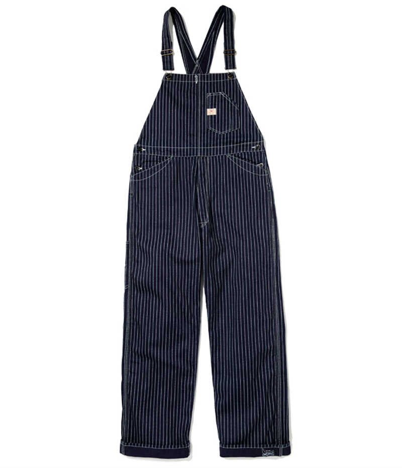 SC41960 / SUGARCANE 9oz. WABASH STRIPE OVERALLS