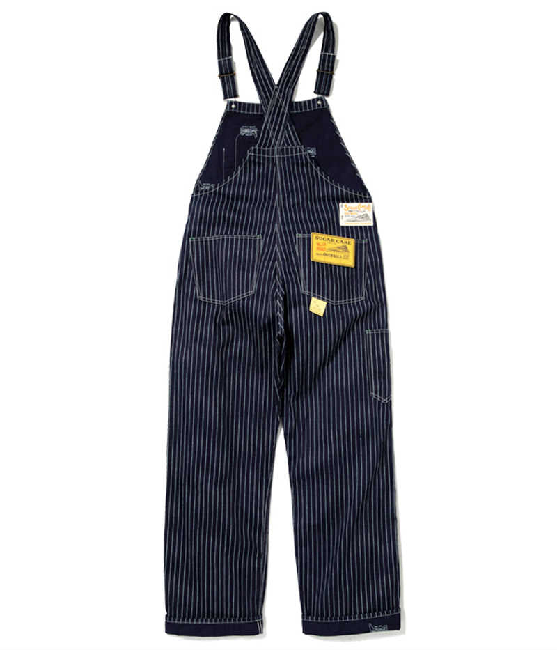 SC41960 / SUGARCANE 9oz. WABASH STRIPE OVERALLS