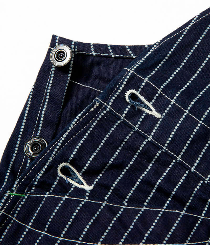 SC41960 / SUGARCANE 9oz. WABASH STRIPE OVERALLS