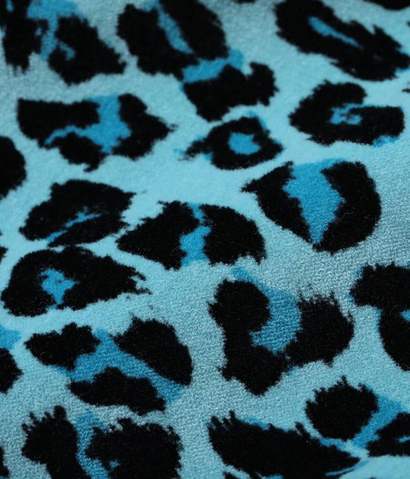 SE28973 / STYLE EYES Mid 1950s Style Velveteen Sports Shirt “LEOPARD”