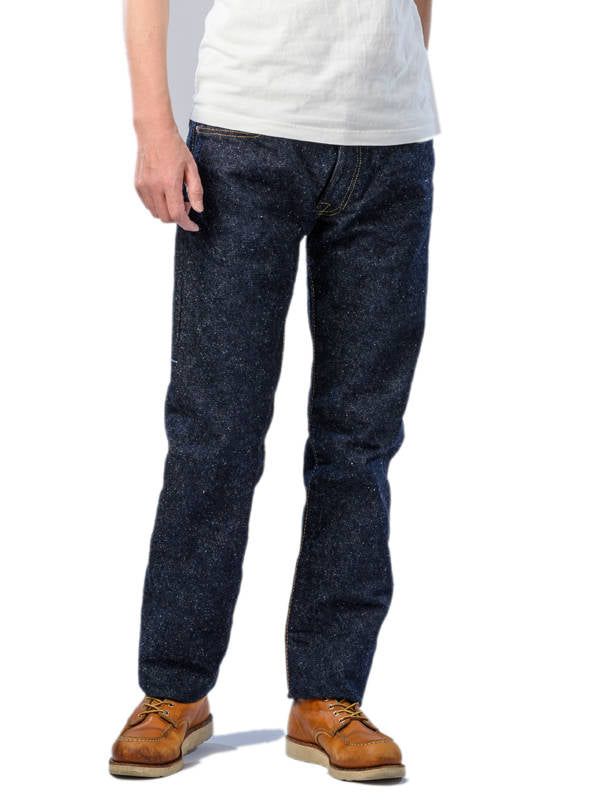 The Strike Gold SG0104KE "Keep Earth" Natural Indigo 17oz Selvedge Jeans - Regular Tapered