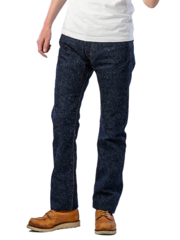 The Strike Gold SG0105KE "Keep Earth" Natural Indigo 17oz Selvedge Jeans - Stylish Straight