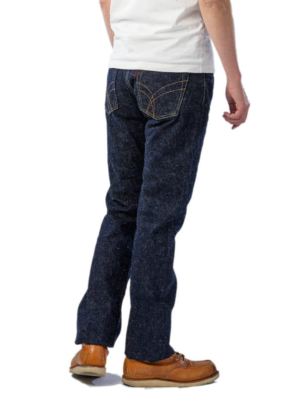 The Strike Gold SG0105KE "Keep Earth" Natural Indigo 17oz Selvedge Jeans - Stylish Straight
