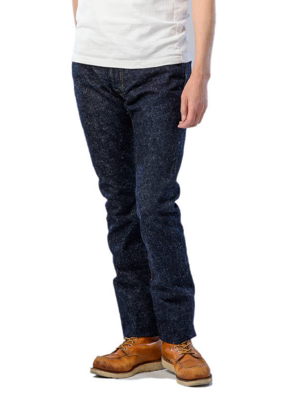 The Strike Gold SG0109KE "Keep Earth" Natural Indigo 17oz Selvedge Jeans- Slim Tapered