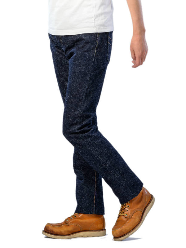 The Strike Gold SG0109KE "Keep Earth" Natural Indigo 17oz Selvedge Jeans- Slim Tapered