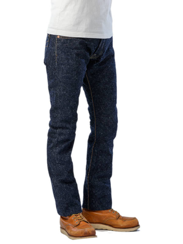 The Strike Gold SG0109KE "Keep Earth" Natural Indigo 17oz Selvedge Jeans- Slim Tapered