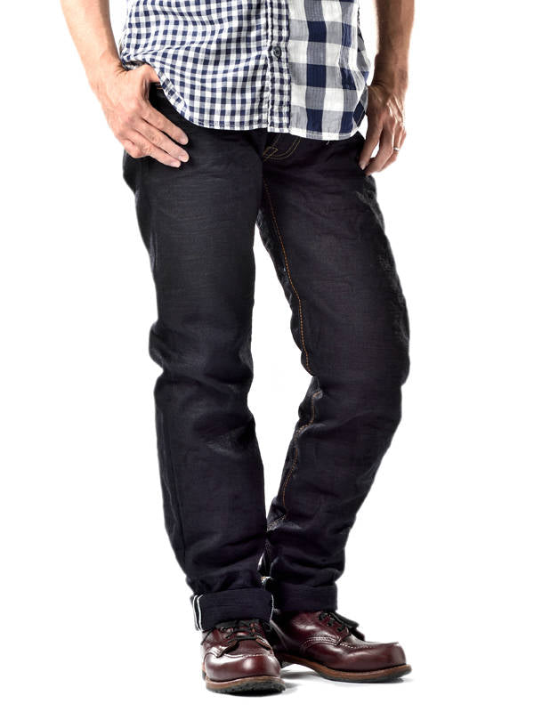 The Strike Gold SG5004ID Classic Double-Indigo Series 15oz Slub Selvedge Jeans - Regular Tapered