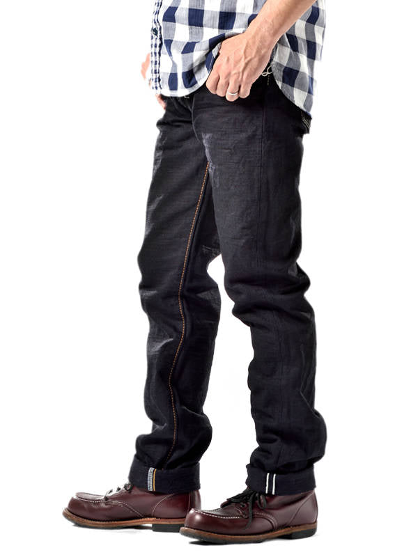 The Strike Gold SG5004ID Classic Double-Indigo Series 15oz Slub Selvedge Jeans - Regular Tapered