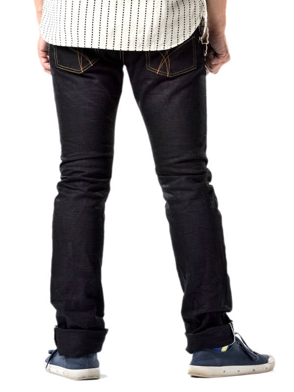 The Strike Gold SG5009ID Classic Double-Indigo Series 15oz Slub Selvedge Jeans - Slim Tapered