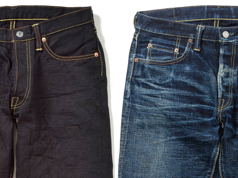 The Strike Gold SG5004ID Classic Double-Indigo Series 15oz Slub Selvedge Jeans - Regular Tapered