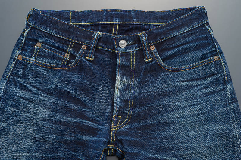 The Strike Gold SG5004ID Classic Double-Indigo Series 15oz Slub Selvedge Jeans - Regular Tapered