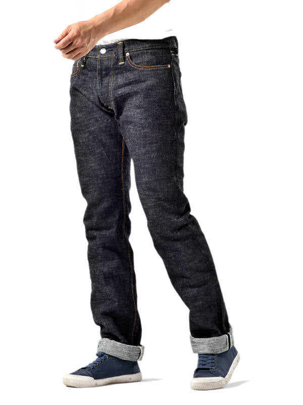 The Strike Gold SG7105 Super Slubby Series 17oz Slubby Selvedge Denim - Stylish Straight