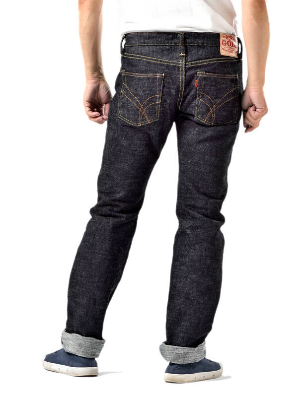 The Strike Gold SG7105 Super Slubby Series 17oz Slubby Selvedge Denim - Stylish Straight
