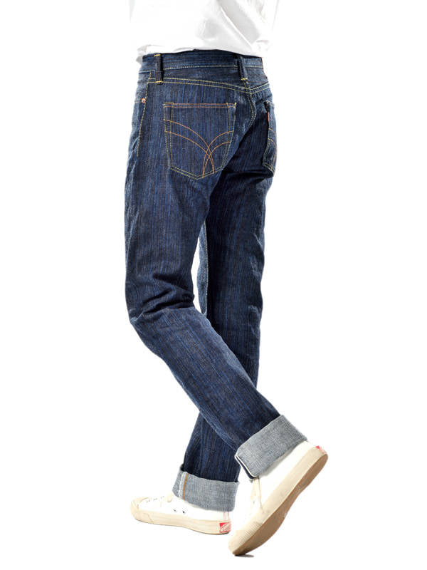 The Strike Gold SG8105 Shower Slubby Series 16oz Selvedge Jeans - Stylish Straight