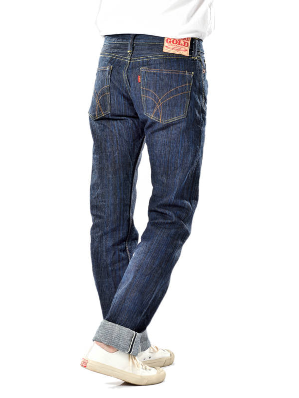 The Strike Gold SG8105 Shower Slubby Series 16oz Selvedge Jeans - Stylish Straight
