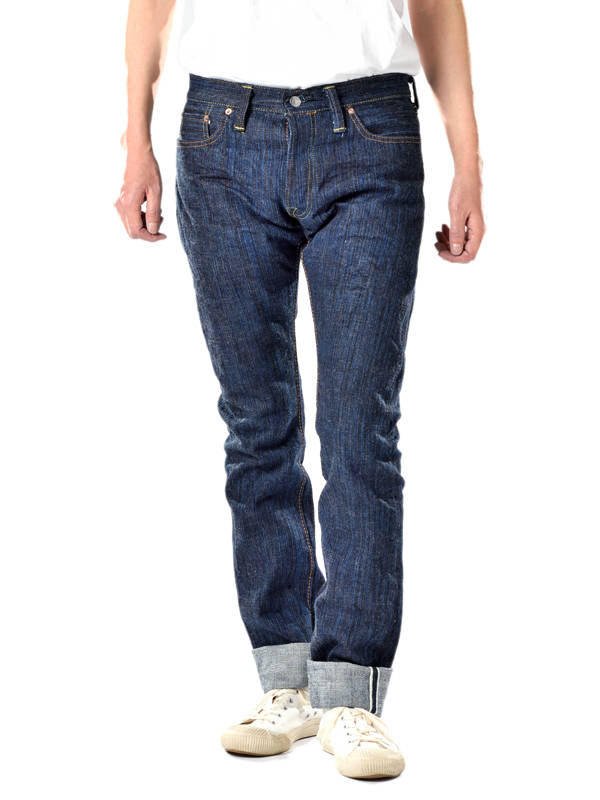 The Strike Gold SG8109 Shower Slubby Series 16oz Selvedge Jeans - Slim Tapered