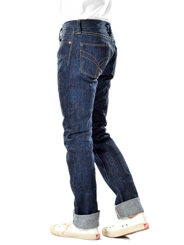 The Strike Gold SG8109 Shower Slubby Series 16oz Selvedge Jeans - Slim Tapered
