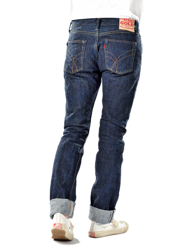 The Strike Gold SG8109 Shower Slubby Series 16oz Selvedge Jeans - Slim Tapered