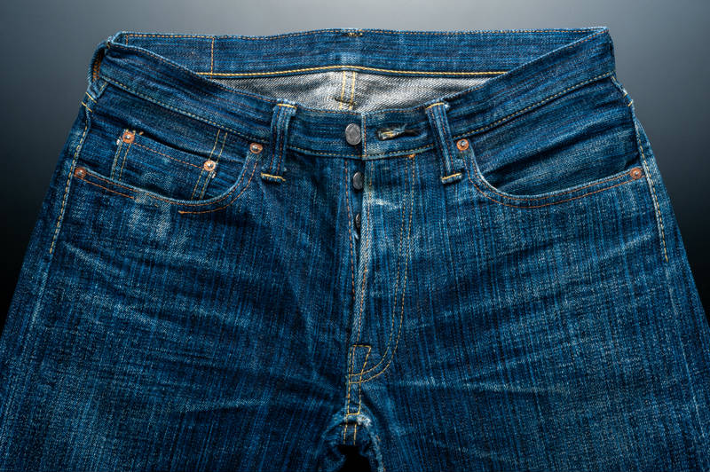 The Strike Gold SG8105 Shower Slubby Series 16oz Selvedge Jeans - Stylish Straight