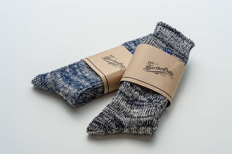 SGA2301 / The Strike Gold Remnant Yarn Socks