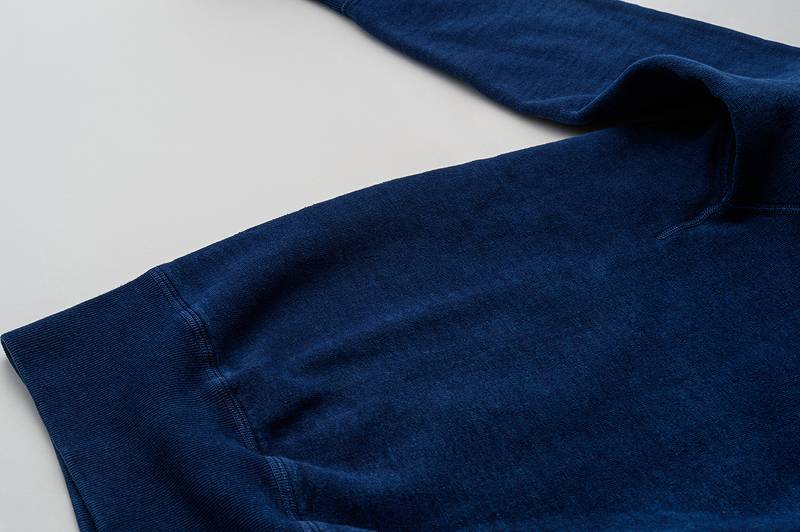 SGC001ID The Strike Gold Indigo Dyed LoopWheel Sweat Shirts