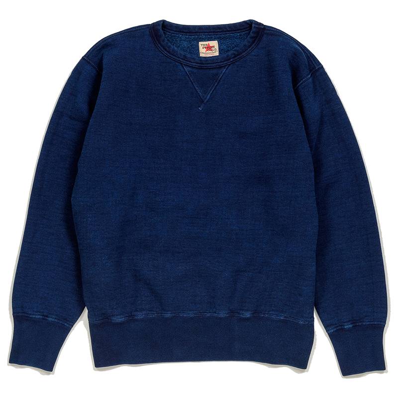 SGC001ID The Strike Gold Indigo Dyed LoopWheel Sweat Shirts