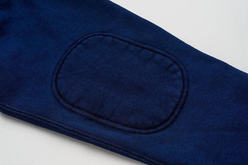 SGC009ID The Strike Gold Indigo Dyed LoopWheel Shawl collar Sweat Shirt Cardigan