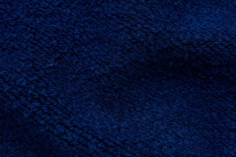 SGC009ID The Strike Gold Indigo Dyed LoopWheel Shawl collar Sweat Shirt Cardigan