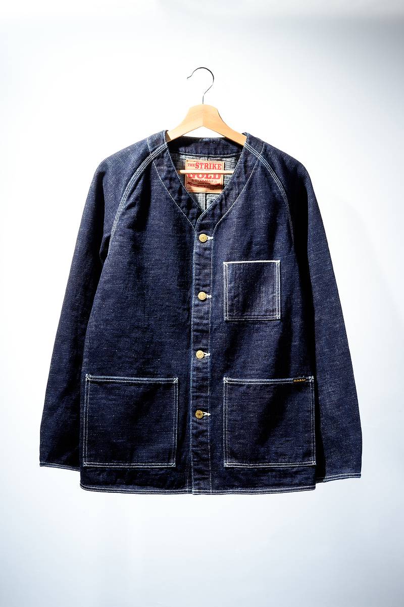 SGJ2201 The Strike Gold ORIGINAL SELVEDGE DENIM ENGINEER JACKET
