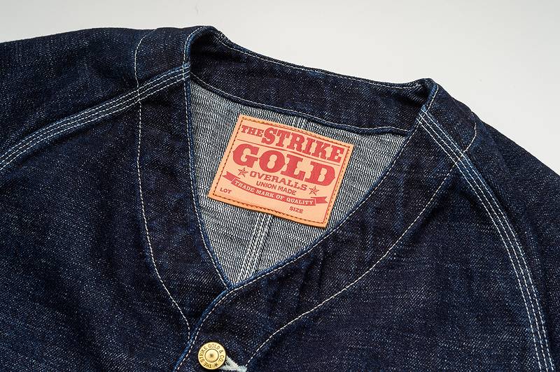 SGJ2201 The Strike Gold ORIGINAL SELVEDGE DENIM ENGINEER JACKET