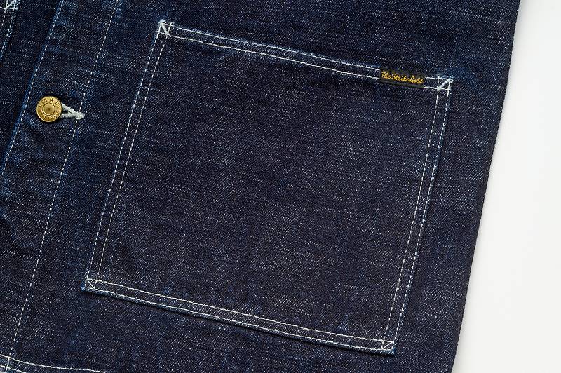 SGJ2201 The Strike Gold ORIGINAL SELVEDGE DENIM ENGINEER JACKET