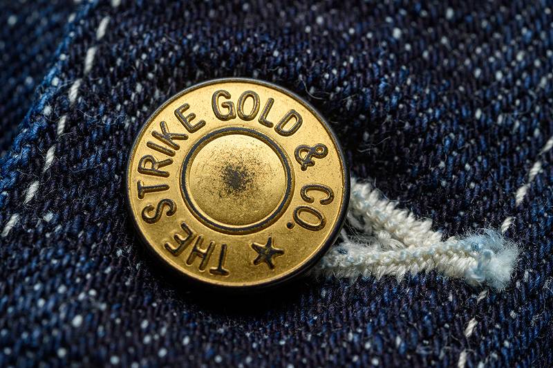 SGJ2201 The Strike Gold ORIGINAL SELVEDGE DENIM ENGINEER JACKET