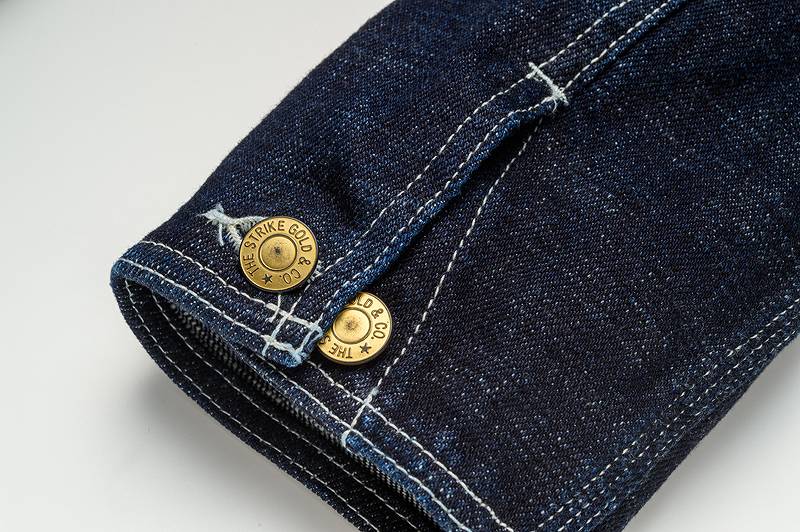 SGJ2201 The Strike Gold ORIGINAL SELVEDGE DENIM ENGINEER JACKET
