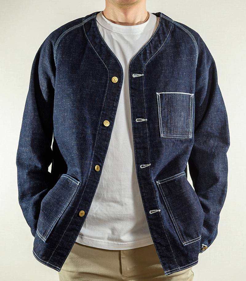 SGJ2201 The Strike Gold ORIGINAL SELVEDGE DENIM ENGINEER JACKET