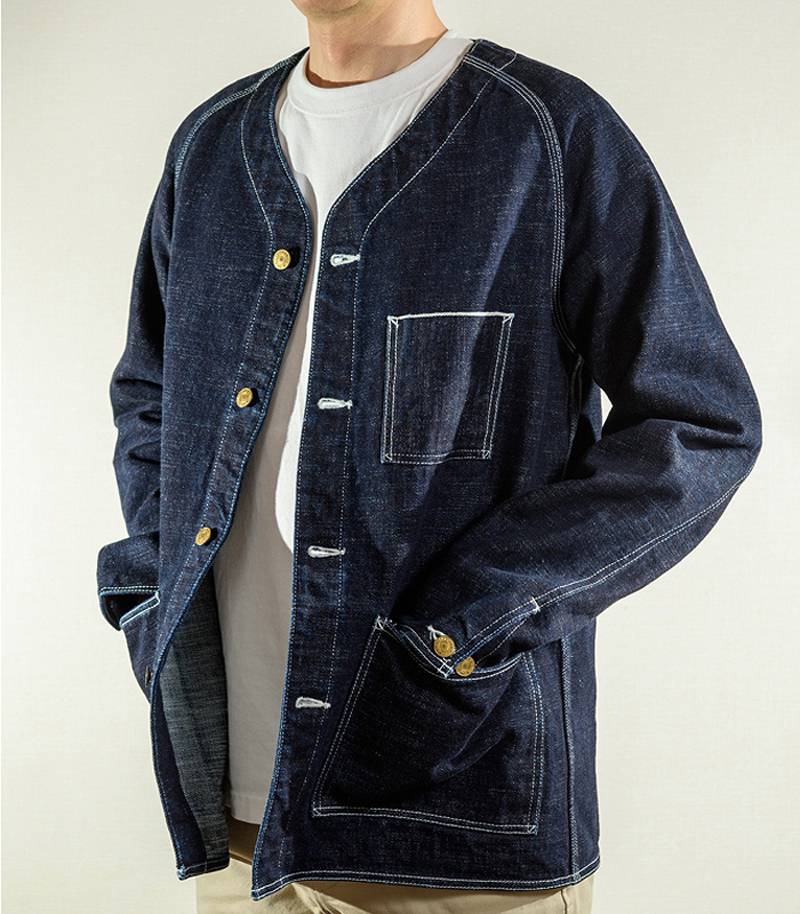 SGJ2201 The Strike Gold ORIGINAL SELVEDGE DENIM ENGINEER JACKET