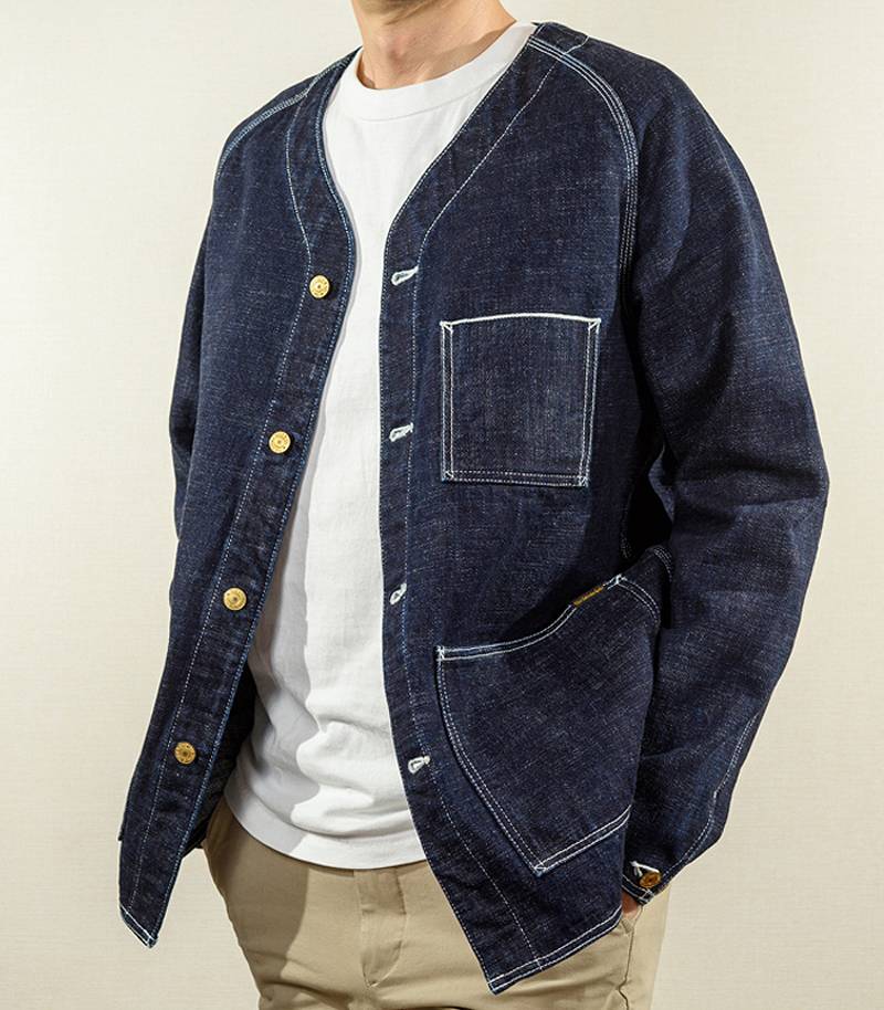 SGJ2201 The Strike Gold ORIGINAL SELVEDGE DENIM ENGINEER JACKET