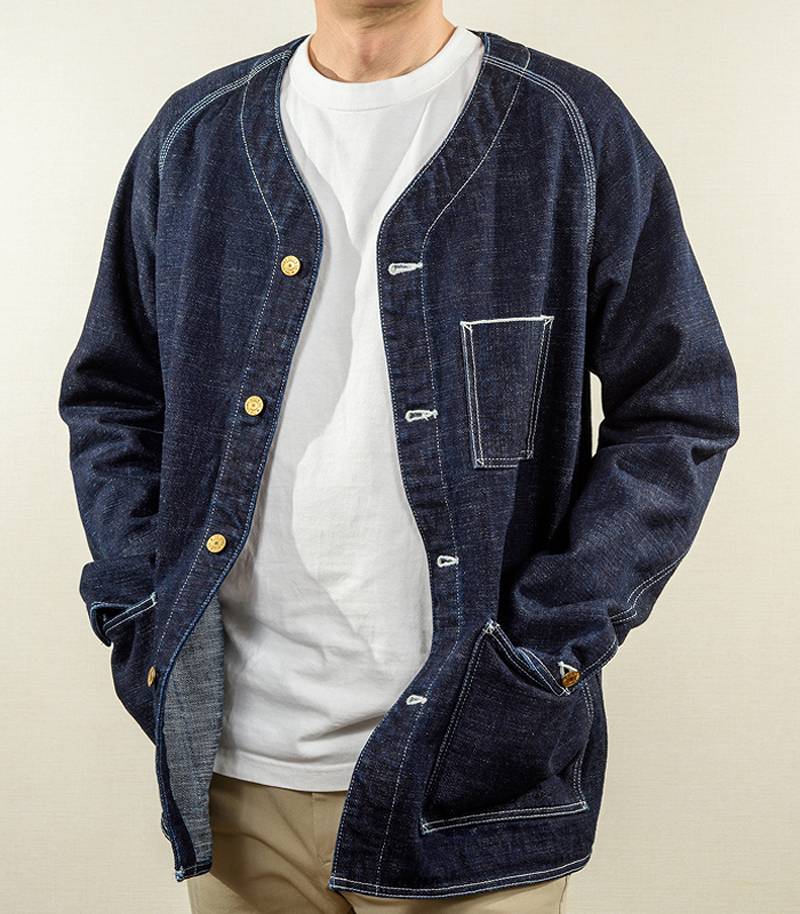 SGJ2201 The Strike Gold ORIGINAL SELVEDGE DENIM ENGINEER JACKET