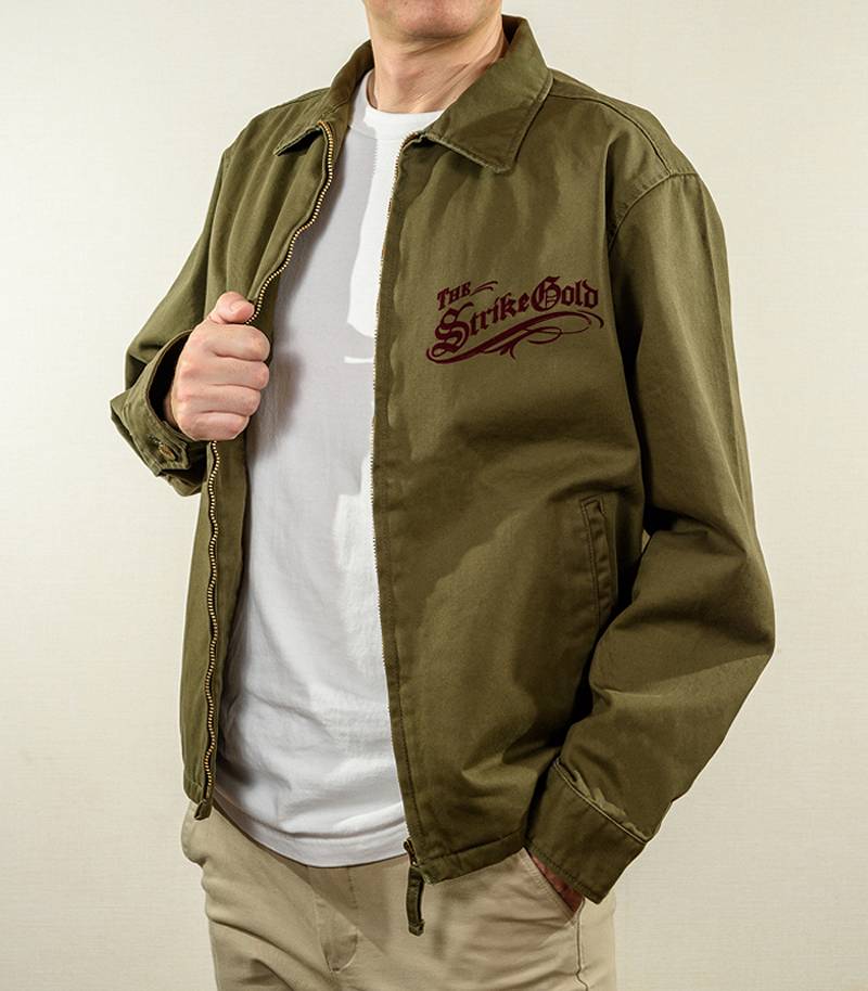 The Strike Gold SGJ2202 Chino Harrington Jacket