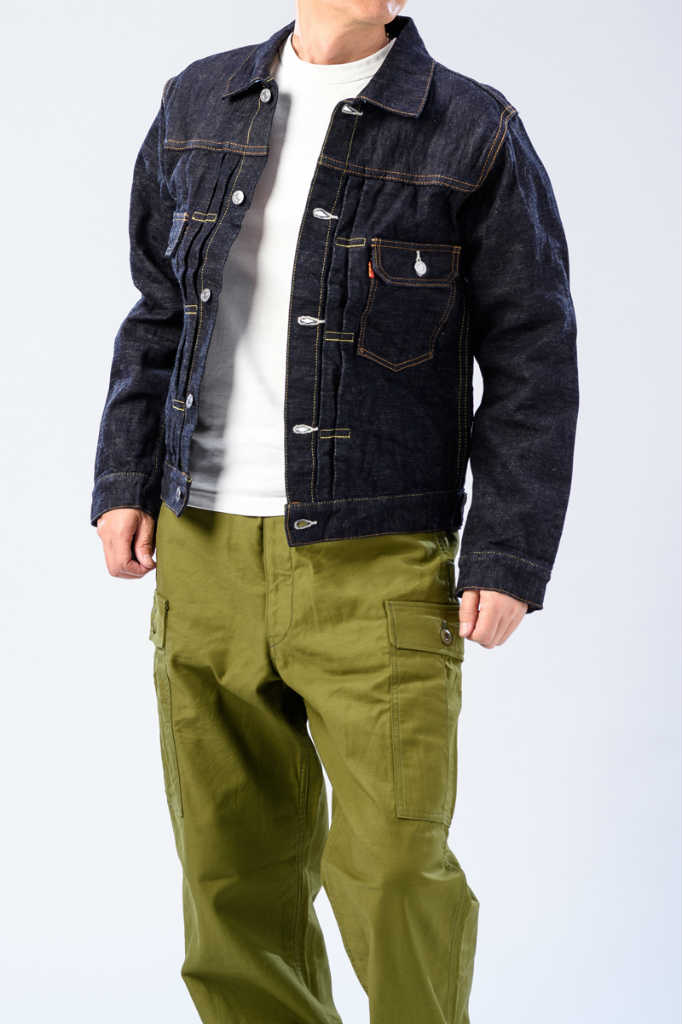 The Strike Gold SGJ50S Classic Series 15oz 50's Denim Jacket